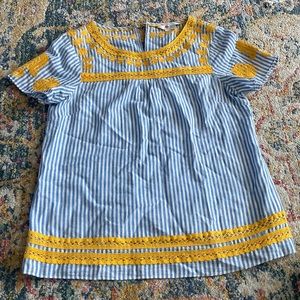 Boden embrolish top size 2